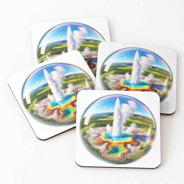 Artikelvorschau, Yellowstones Old Faithful-Design entworfen und verkauft von WildVista.
