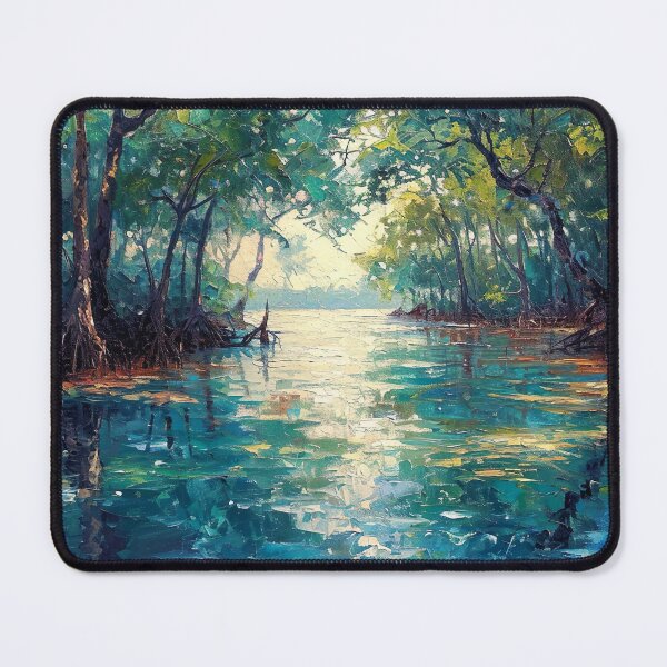 Item preview, Impressionism - Mangrove Jungle designed and sold by KootenayDesigns.