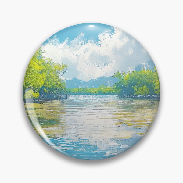 Item preview, Impressionism - Mangrove Region designed and sold by KootenayDesigns.