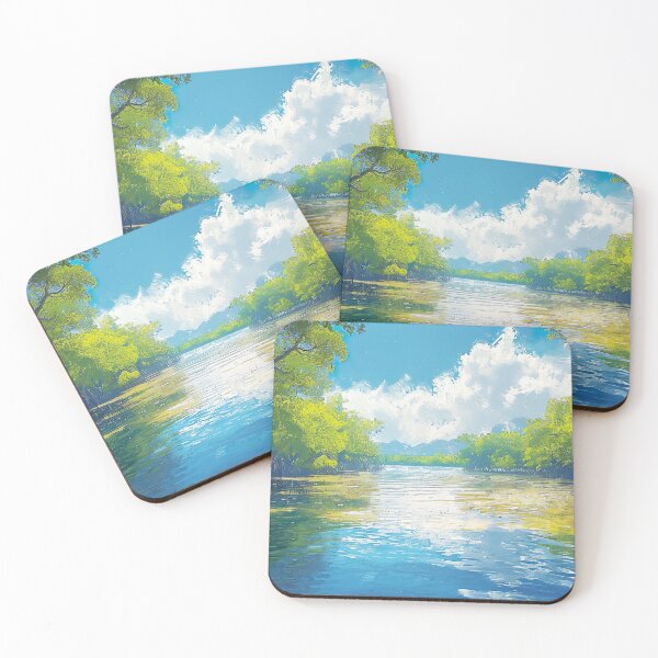 Item preview, Impressionism - Mangrove Region designed and sold by KootenayDesigns.