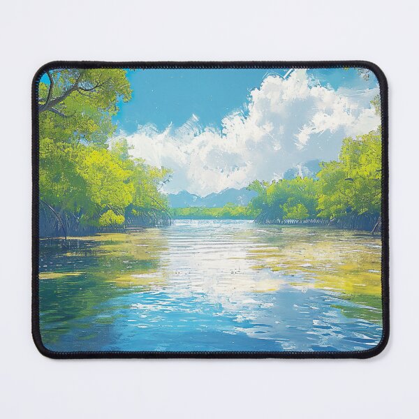 Item preview, Impressionism - Mangrove Region designed and sold by KootenayDesigns.