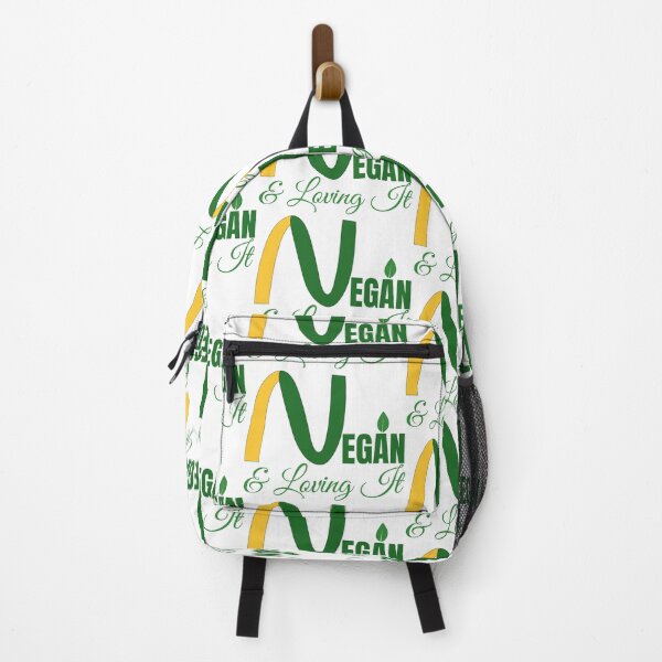 Item preview, Vegan & Loving It - Playful iconic logo Vegan Parody Design designed and sold by ArtfullyJua.