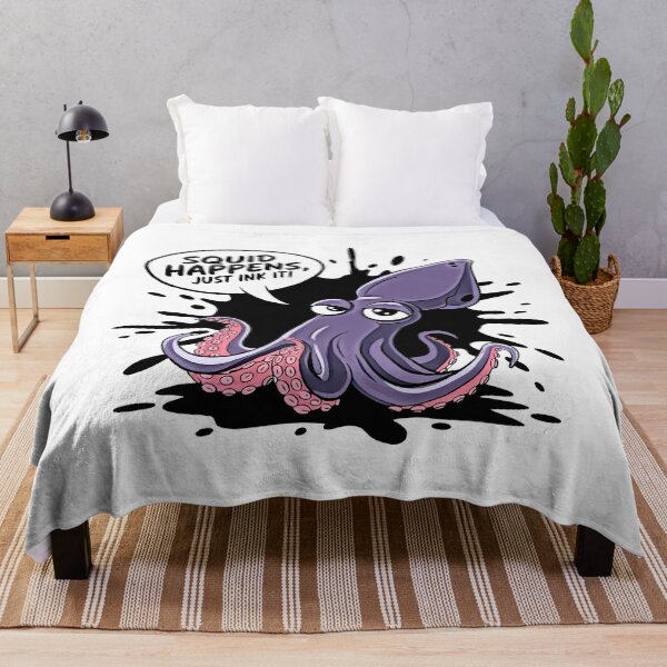 Item preview, Funny squid artwork with witty quote designed and sold by artwaves.