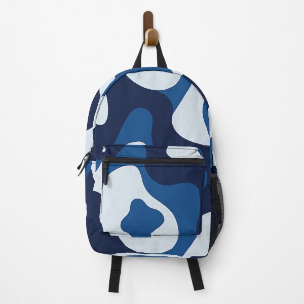 Item preview, A design of a cowhide pattern with deep navy blue and white patches designed and sold by HEMRO.