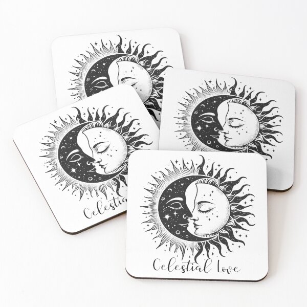 Item preview, Celestial Love, Moon and Sun designed and sold by deniz kaya.