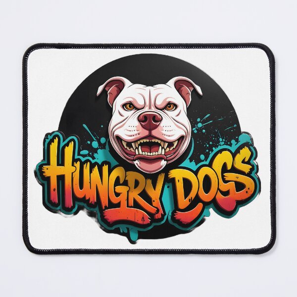 Item preview, hungry dog designed and sold by misbahsiro.