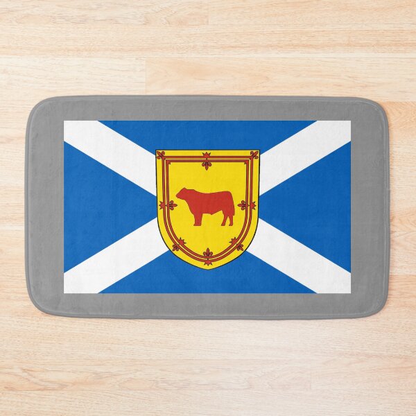 Item preview, Scottish Saltire Flag with Cow Shield (bratach shalainn na h-Alba le sgiath bà) designed and sold by JonathanR1994.