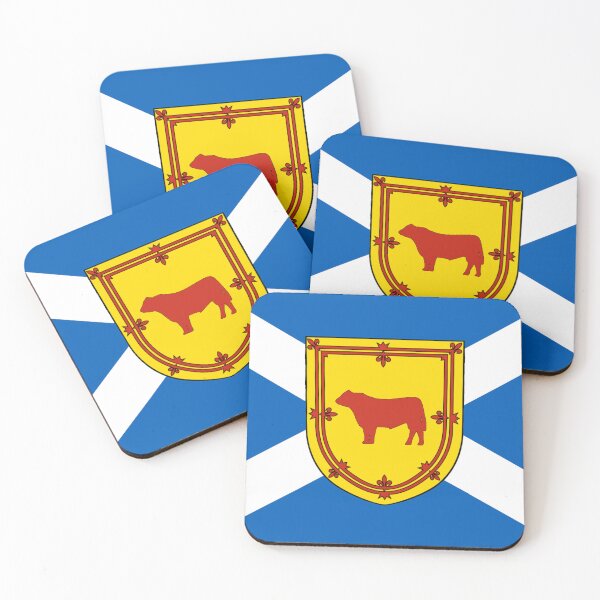 Item preview, Scottish Saltire Flag with Cow Shield (bratach shalainn na h-Alba le sgiath bà) designed and sold by JonathanR1994.