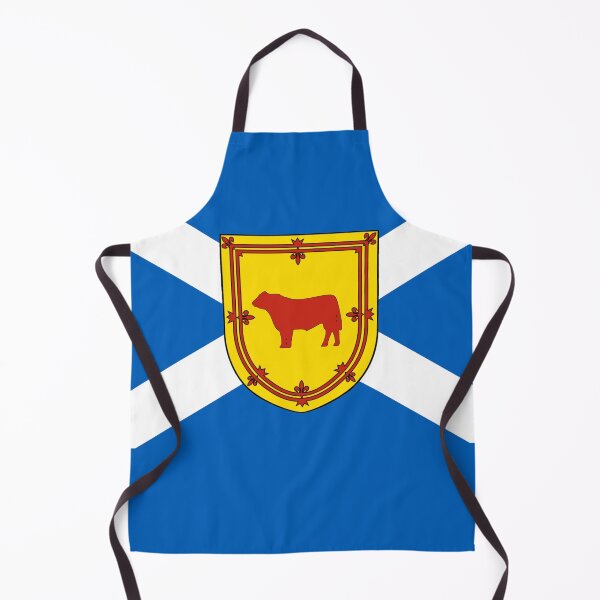 Item preview, Scottish Saltire Flag with Cow Shield (bratach shalainn na h-Alba le sgiath bà) designed and sold by JonathanR1994.