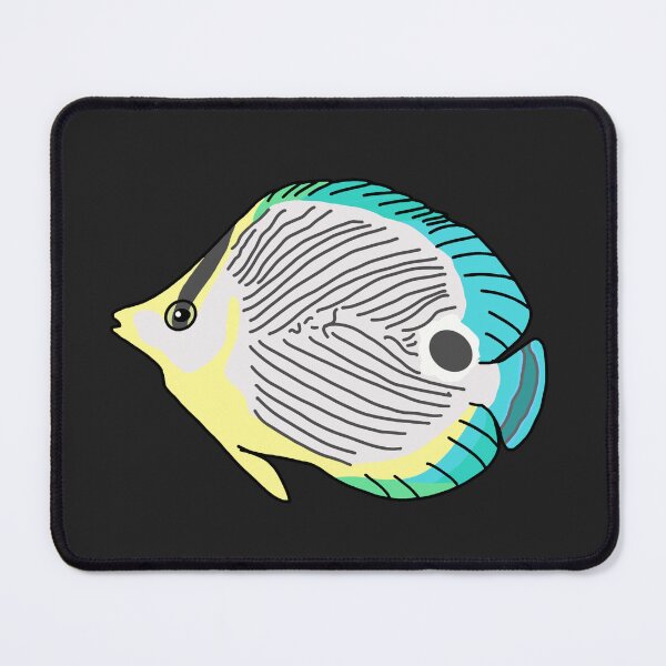 Item preview, Foureye Butterfly Fish designed and sold by Leapingdoe.