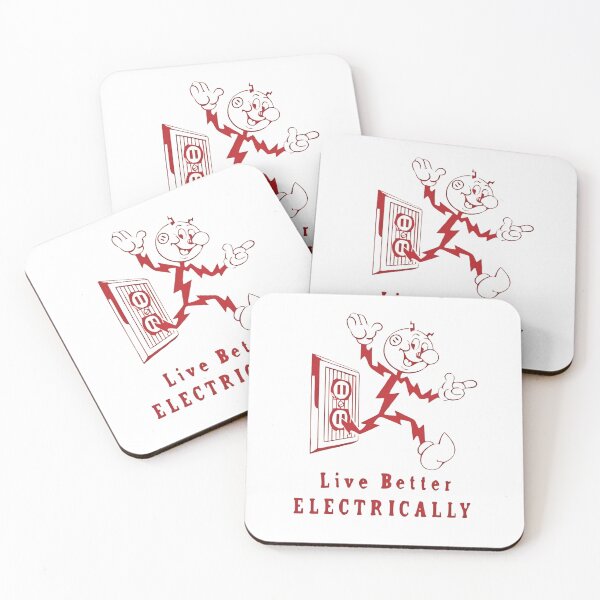 Item preview, Live better electrically - vintage Reddy Kilowatt designed and sold by retropetrol.