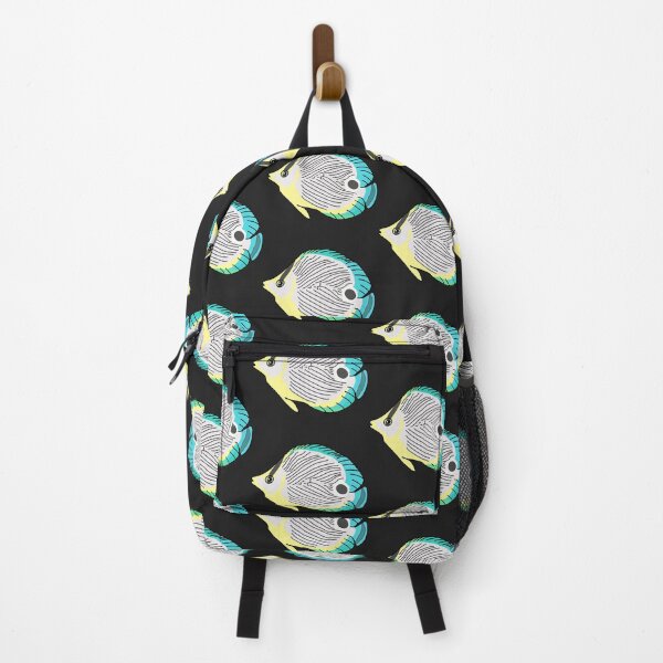 Item preview, Foureye Butterfly Fish designed and sold by Leapingdoe.