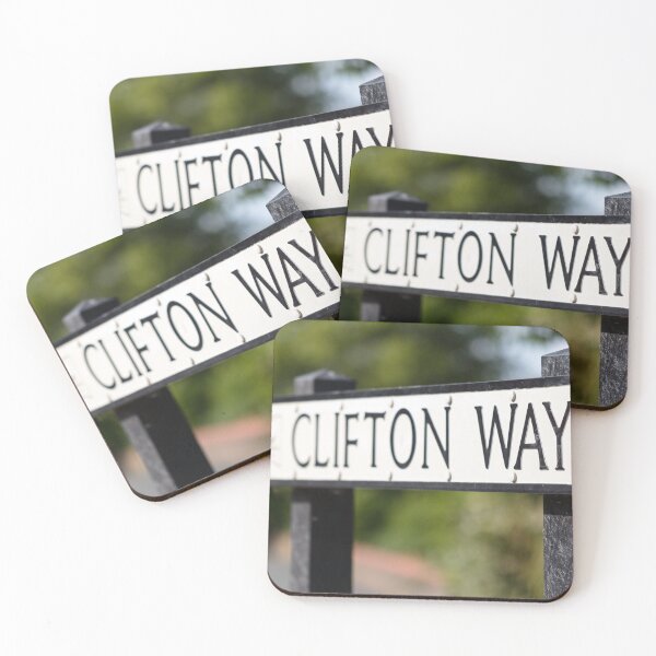Item preview, Clifton Way Street Sign, Woking – Iconic Road Sign in Surrey, England designed and sold by ThatSurreyLife.