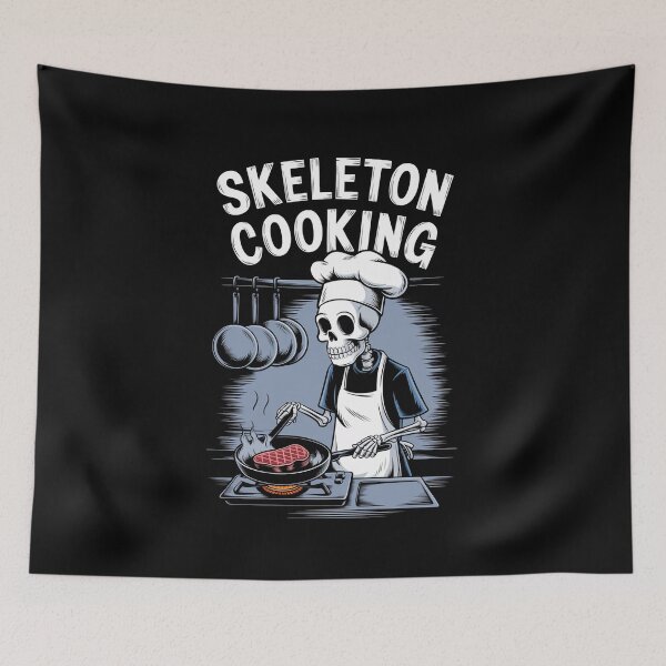 Item preview, Skeleton Cooking Funny Gifts For Chefs designed and sold by MikeKart.
