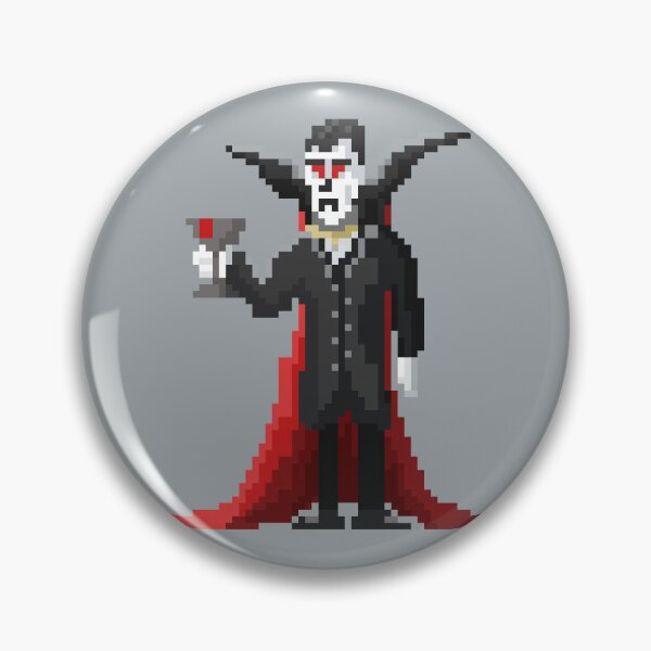 Item preview, Vampire Halloween Pixel Art designed and sold by WorkhorseGames.