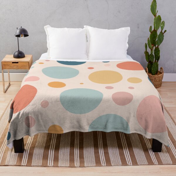 Artikelvorschau, Ein Design eines Polka Dots-Musters in sanften Pastellfarben mit einer sanften, dezenten Anordnung der Punkte. entworfen und verkauft von HEMRO.