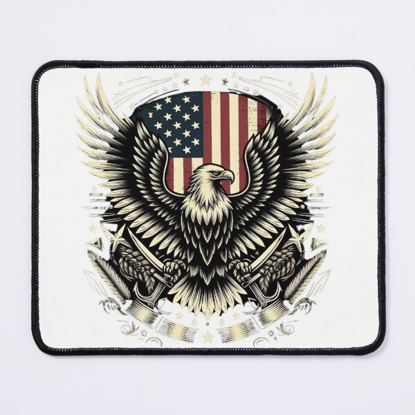 Item preview, Eagle and USA Flag designed and sold by deniz kaya.