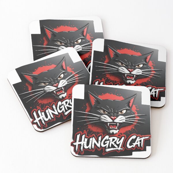 Item preview, hungry cat designed and sold by misbahsiro.