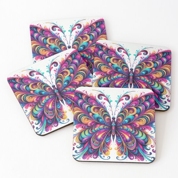 Item preview, Psychedelic Butterfly in Kaleidoscope of Colors designed and sold by Trac-Fusion.