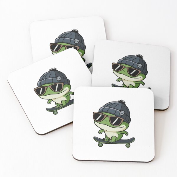 Item preview, Chill Frog Riding a Skateboard designed and sold by GLTees.