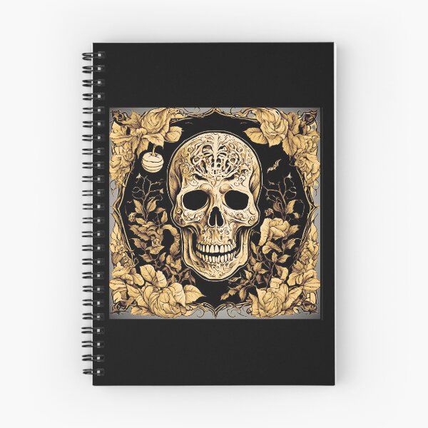 Item preview, Halloween Skull (vintage style) designed and sold by Amos-artdesigns.