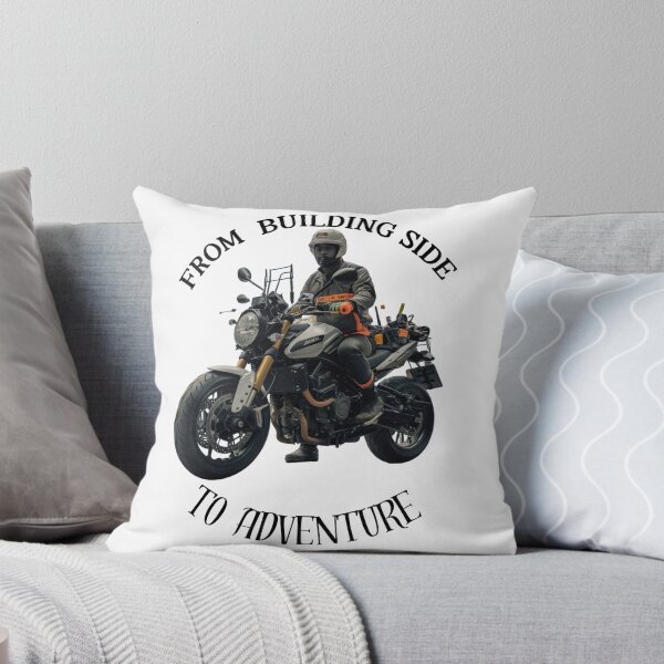 Item preview, CONSTRUTION WORKER ON MOTOCYCLE, MOTOCYCLE FAN, FREEDOM  designed and sold by YourTrendyTees.