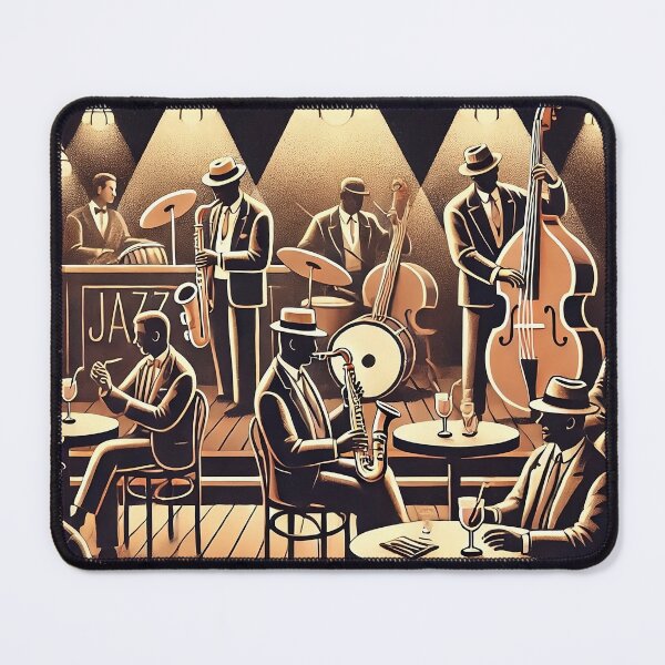 Item preview, "Midnight Jazz: Echoes of the Swing Era" designed and sold by RabbitDesign777.