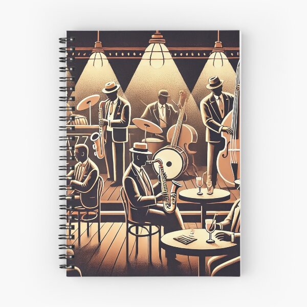 Item preview, "Midnight Jazz: Echoes of the Swing Era" designed and sold by RabbitDesign777.