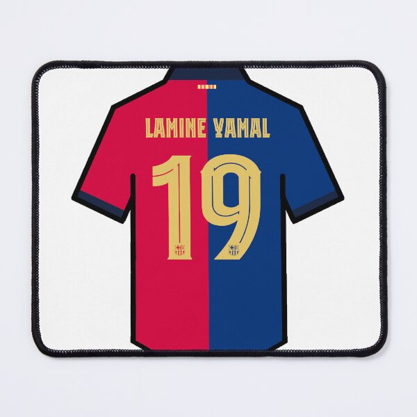Item preview, Lamine Yamal 2024/2025 Barcelona Shirt designed and sold by ArtForAllAges.