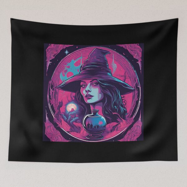 Item preview, Mystical Witchcraft & Magic: Surrealism & Synthwave Fusion D15 designed and sold by pixelandcrafted.