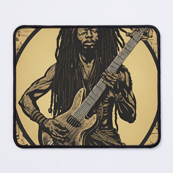 Item preview, rasta bass player designed and sold by borcheristov.