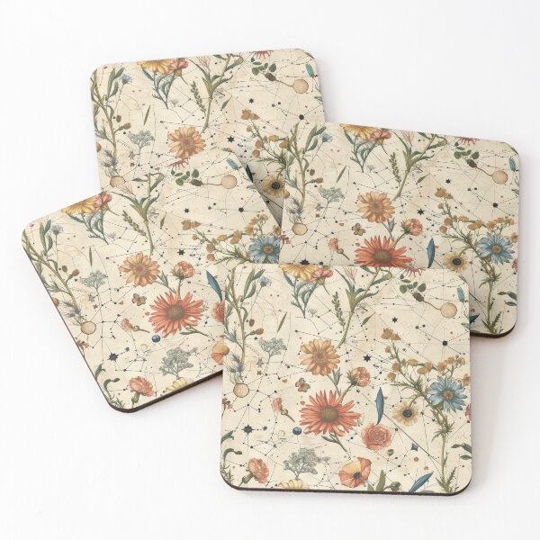 Item preview, Floral pattern. Colorful flowers.Constellation designed and sold by MagelliShop.
