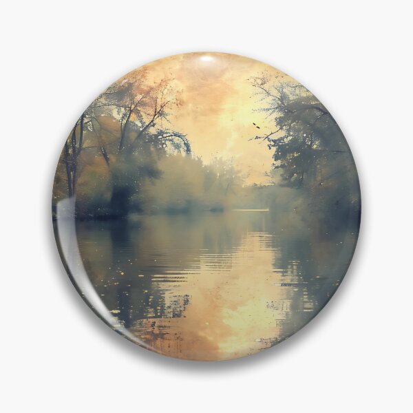 Item preview, Impressionism - Riverine Region designed and sold by KootenayDesigns.