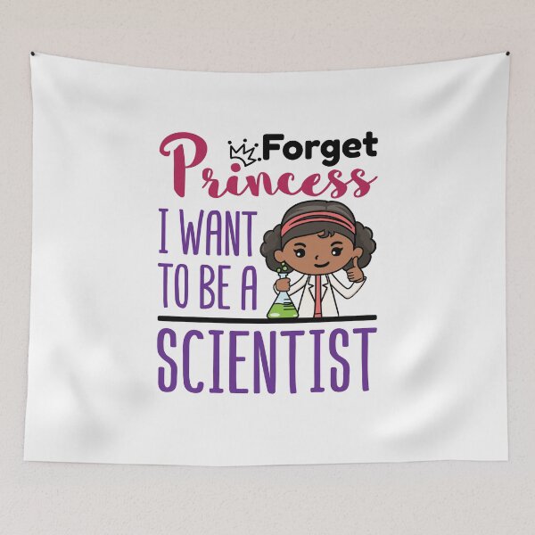 Item preview, Forget Princess I Want to Be a Scientist African American Girl Women designed and sold by jaygo.