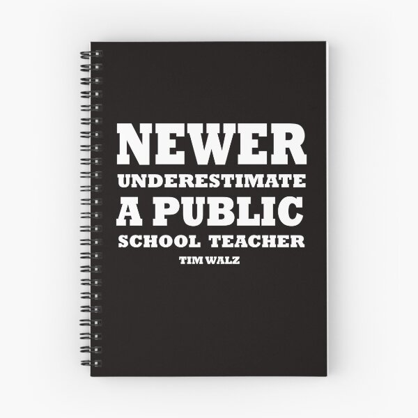 Item preview, Harris Walz 2024 Never Underestimate a Public School Teacher designed and sold by AxelBrook.