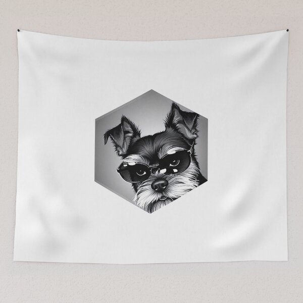Item preview, Schnauzer in Sunglasses designed and sold by AbsoluteA.