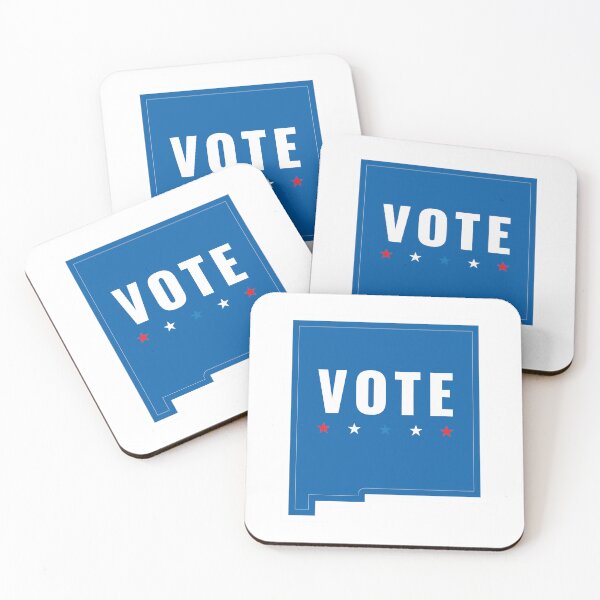 Item preview, New Mexico Rises: Vote Blue for Progress designed and sold by Mundivagant Designs.