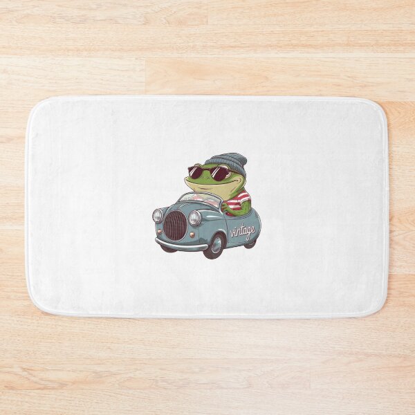 Item preview, Chill Frog Driving a Retro Car designed and sold by GLTees.