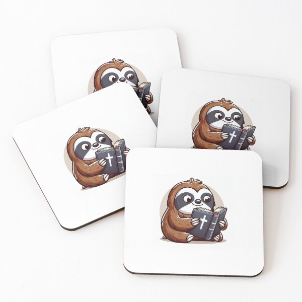 Item preview, Sloth reading a bible designed and sold by boomfire153.