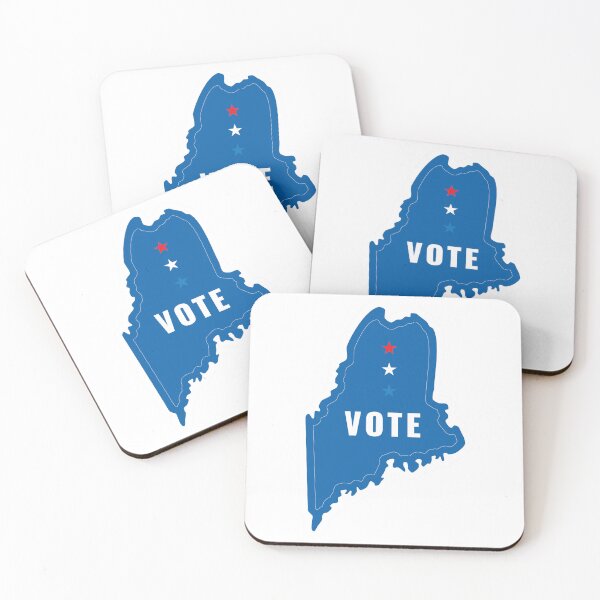 Item preview, Maine Strong: Vote Blue for Progress designed and sold by Mundivagant Designs.