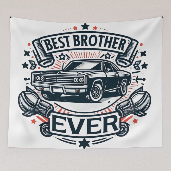 Item preview, Best Brother Ever, Retro Car designed and sold by deniz kaya.