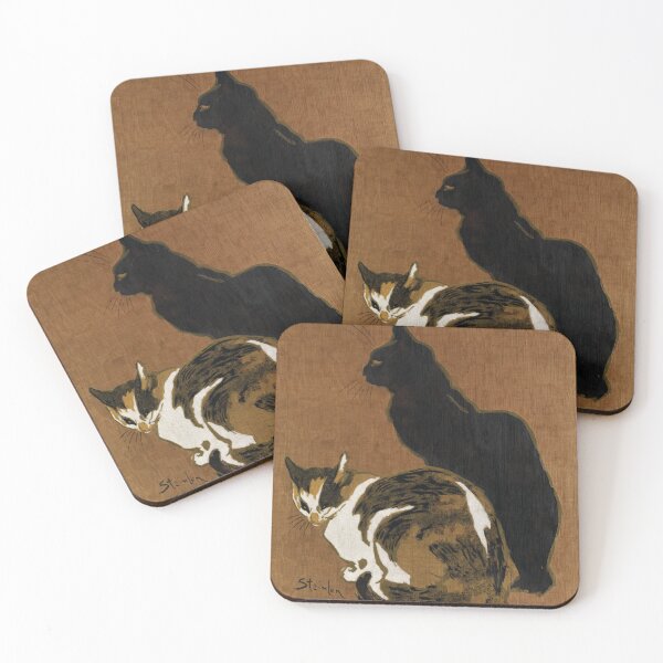 Item preview, Vintage painting cats designed and sold by The Artful Horse.