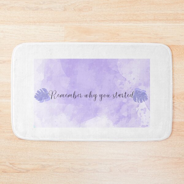 Item preview, Watercolor Flower Wreath Remember Why You Started Motivational Quote designed and sold by FreeStyleTrend.