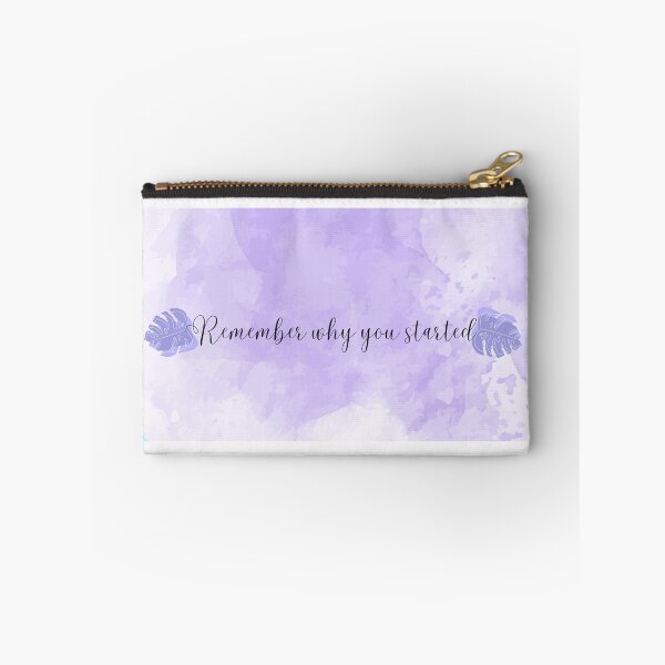 Item preview, Watercolor Flower Wreath Remember Why You Started Motivational Quote designed and sold by FreeStyleTrend.