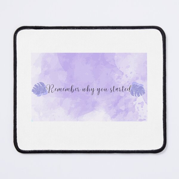 Item preview, Watercolor Flower Wreath Remember Why You Started Motivational Quote designed and sold by FreeStyleTrend.