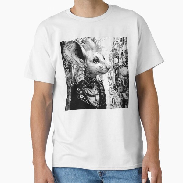 Spike from Rat Punx Tribe Tale Teller Club Books Classic T-Shirt