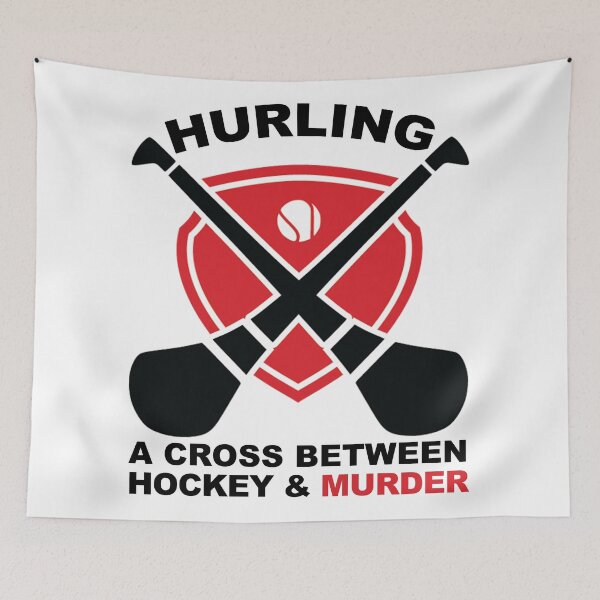 Item preview, Hurling - A Cross Between Hockey and Murder designed and sold by REAL IRISH GIFTS.