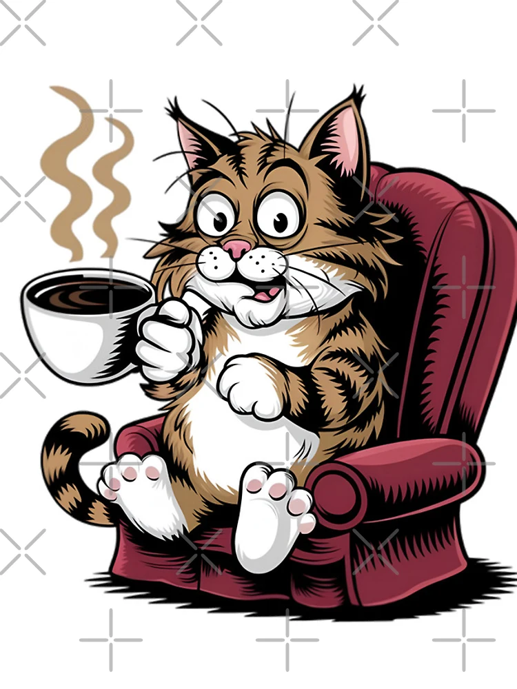 Thumbnail 5 of 5, iPhone Case, Coffee Cat designed and sold by R3FDesign.