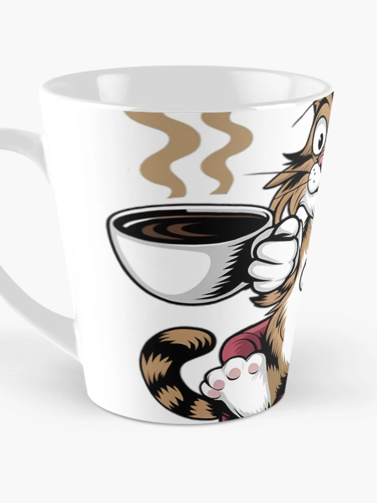 Thumbnail 3 of 4, Coffee Mug, Coffee Cat designed and sold by R3FDesign.