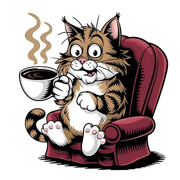 Artwork thumbnail, Coffee Cat by R3FDesign